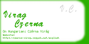 virag czerna business card